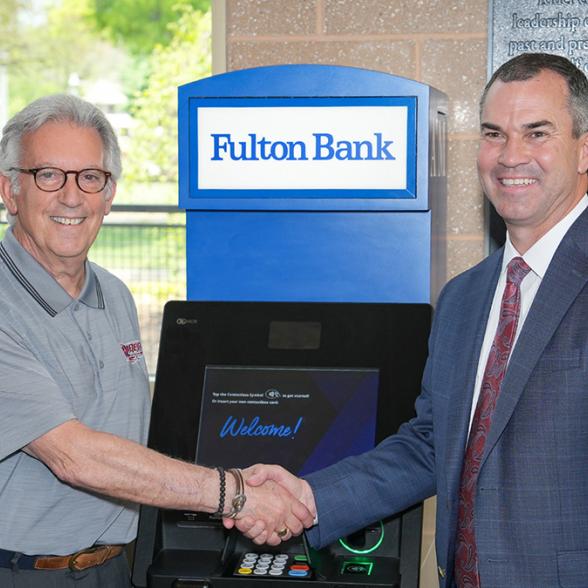 Fulton Bank partnership, President Dell'Omo and Chairman and CEO, Curt Myers
