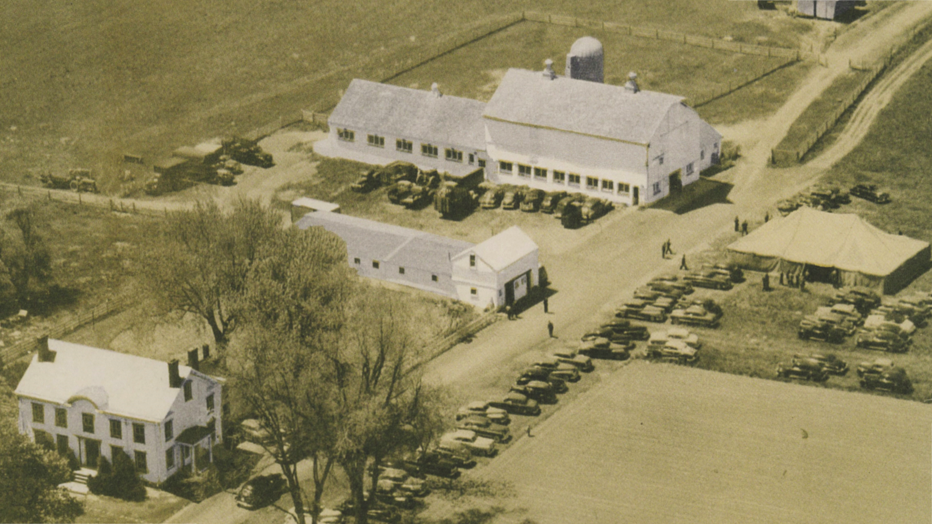 Van Cleve house in 1954