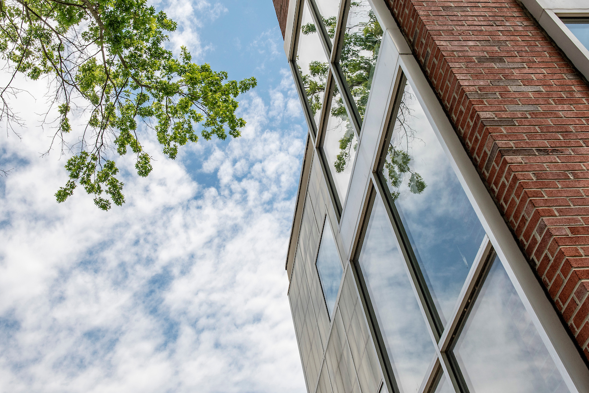 Abstract shot of a building