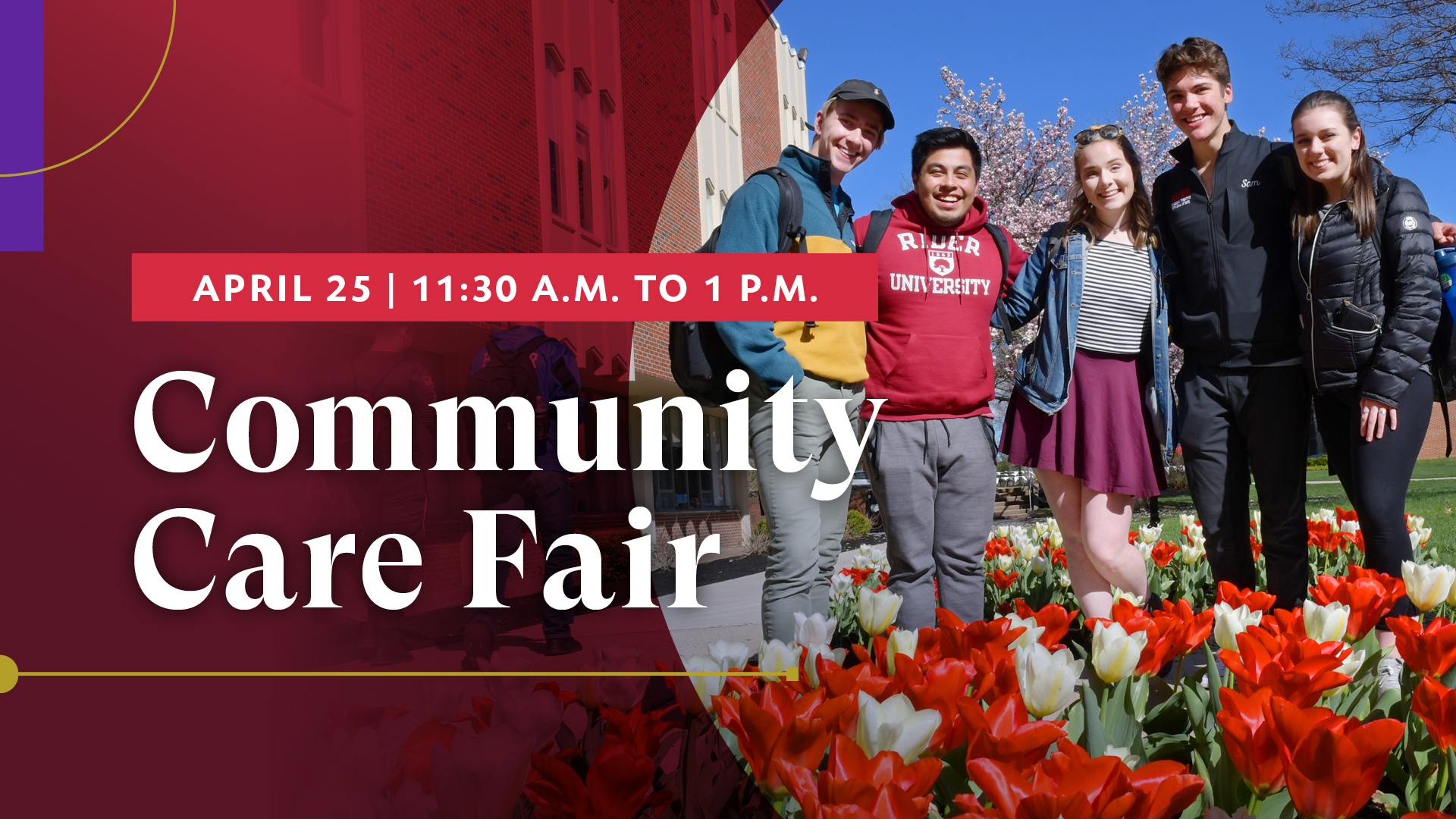 Community Care Fair students on campus