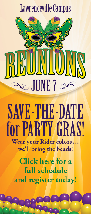 Lawrenceville Reunion June 7, Save-the-date for Party Gras! 