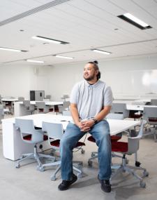 Continuing Studies student sits in classroom