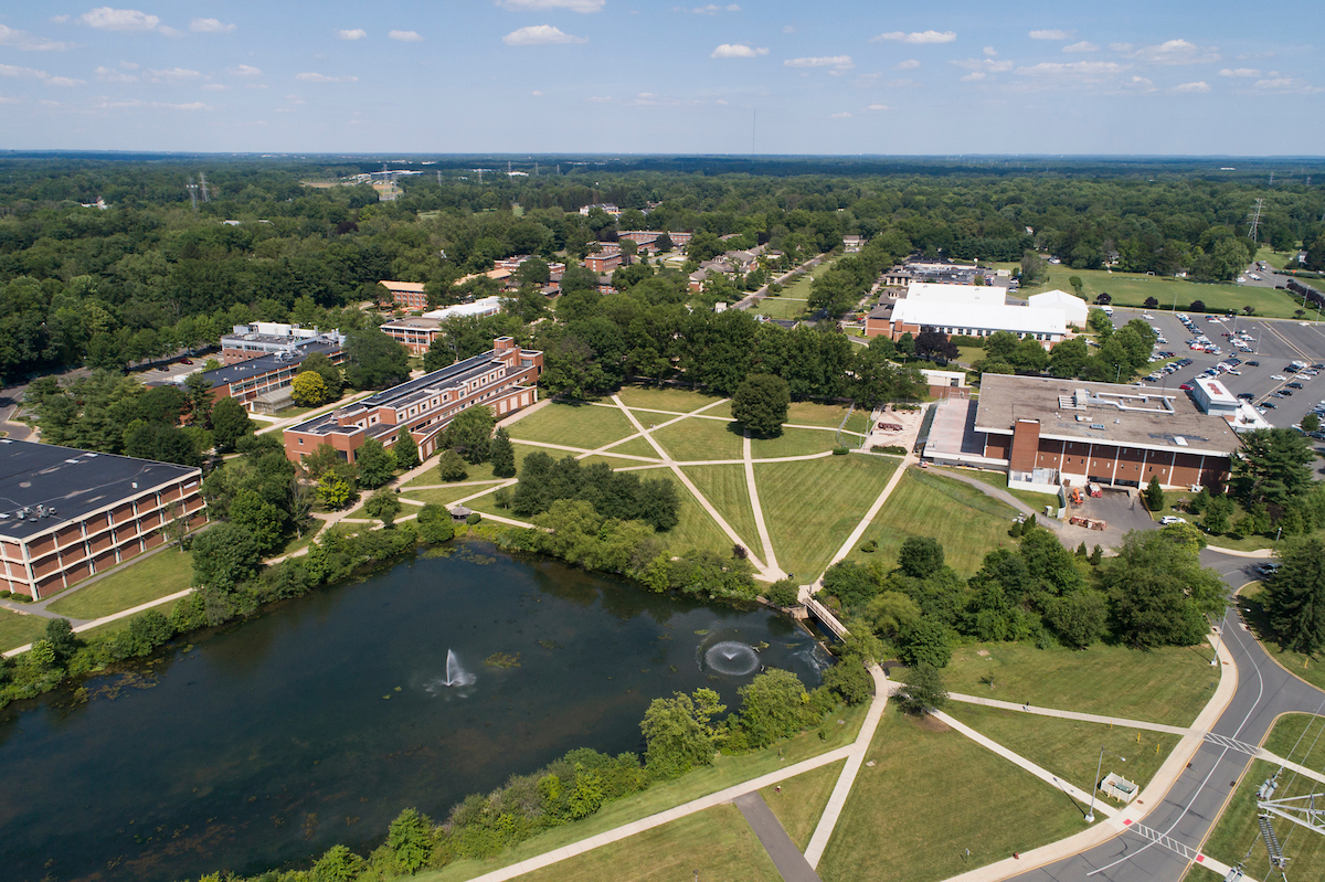 Aerial picture of Rider Campus