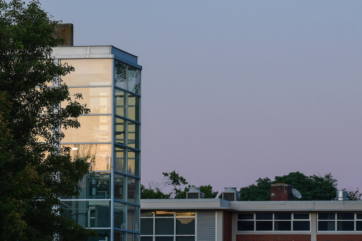 Exterior shot of the Science and Technology Center