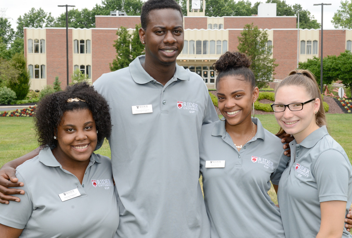 EOP Students on campus