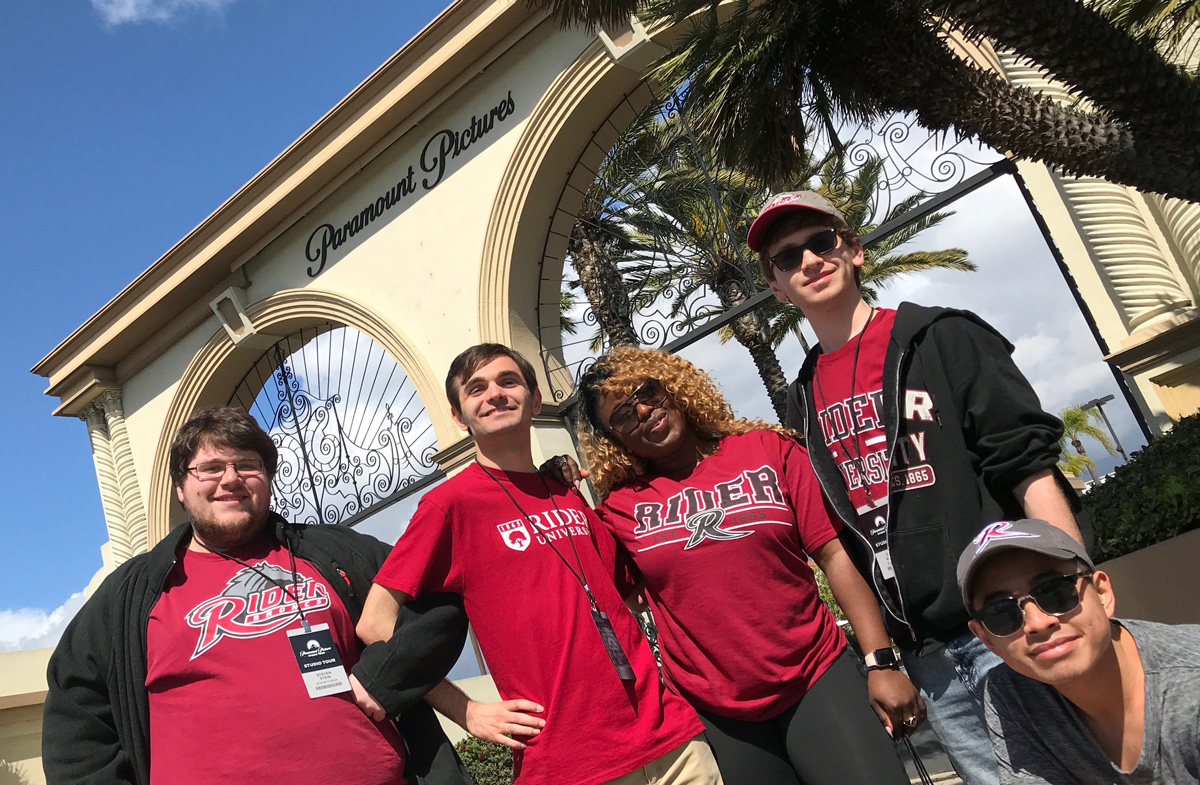 Rider Film & Television Students at Paramount Pictures