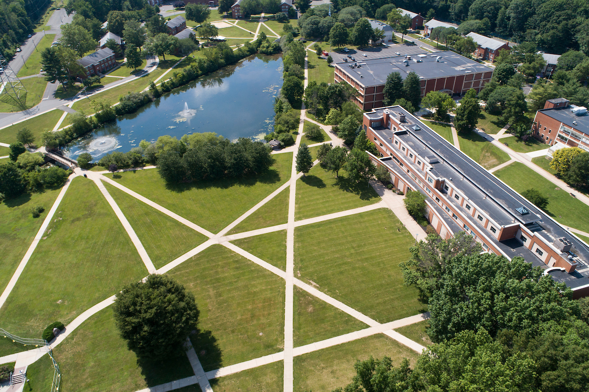 Rider campus aerial