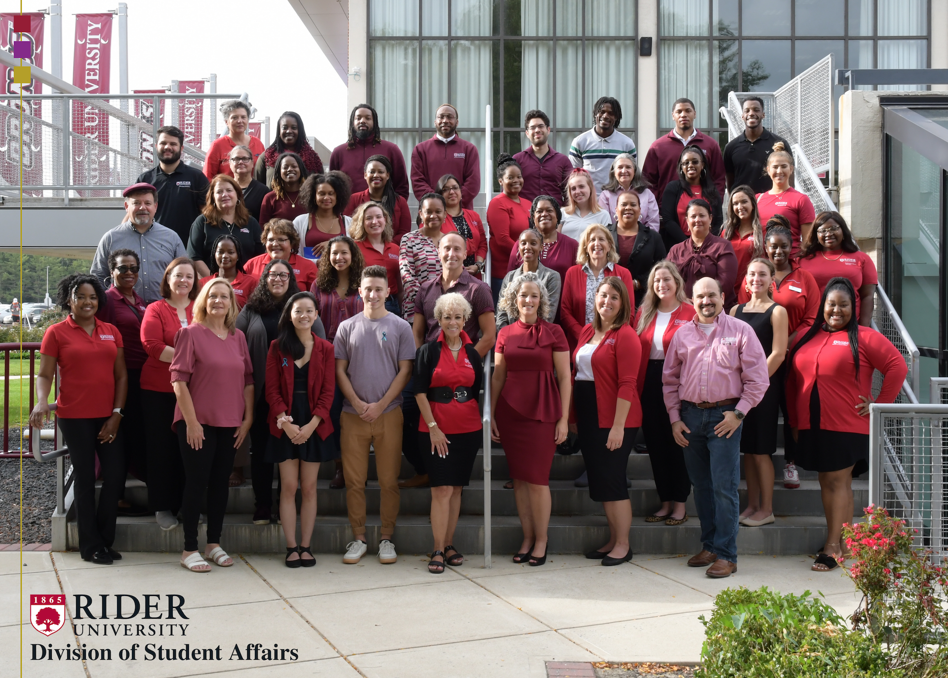 Rider University Division of Student Affairs group photo