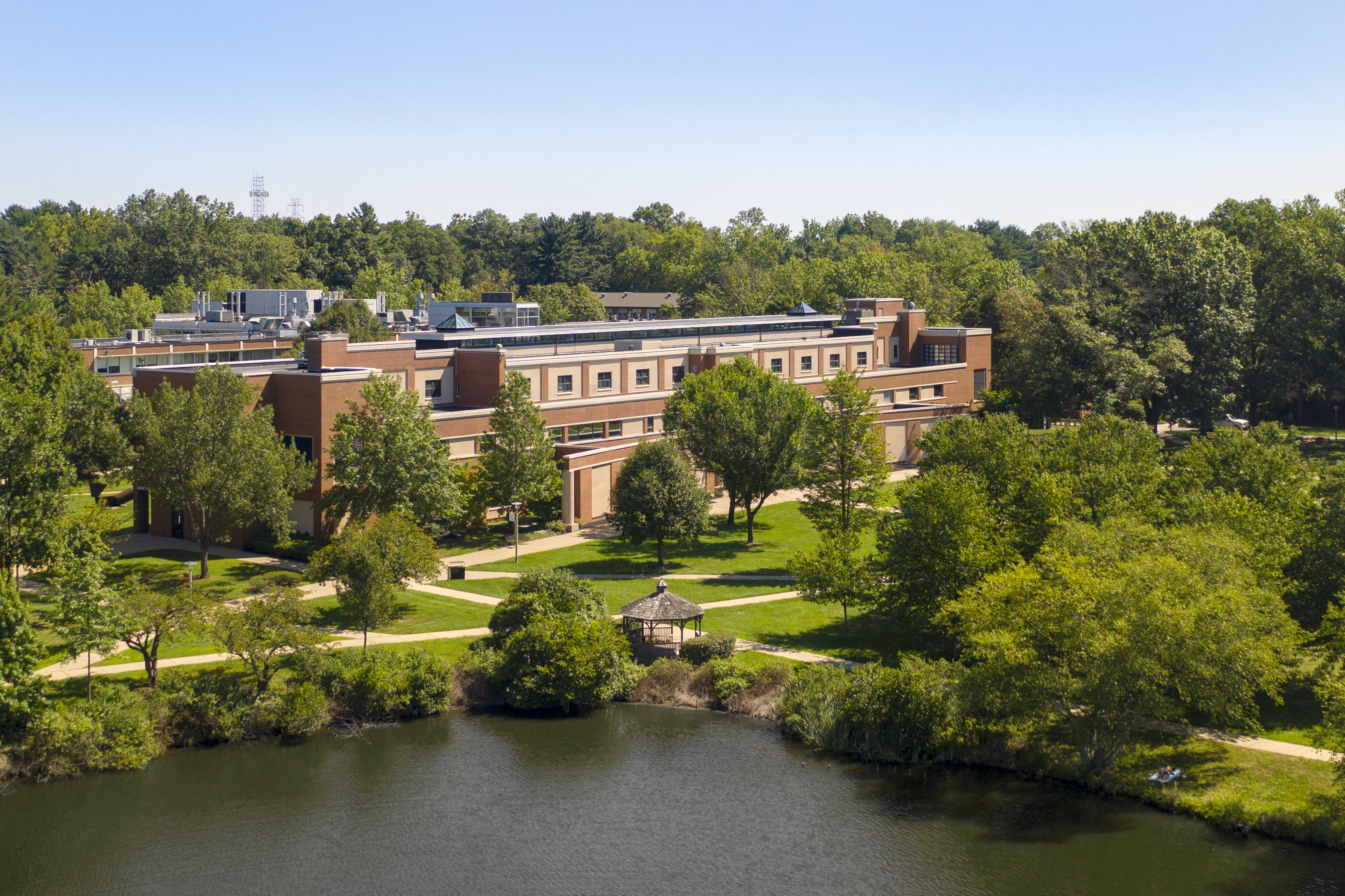 Rider campus lake