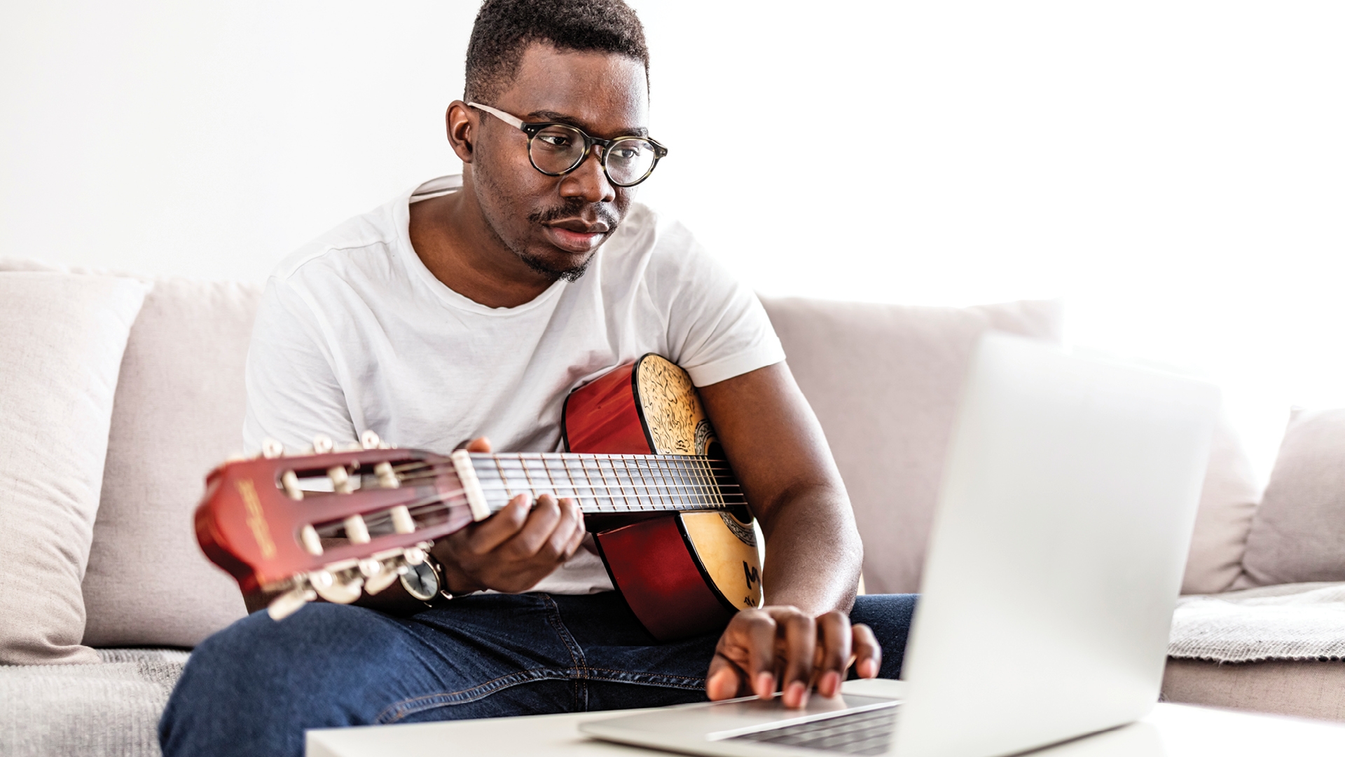 Man playing guitar