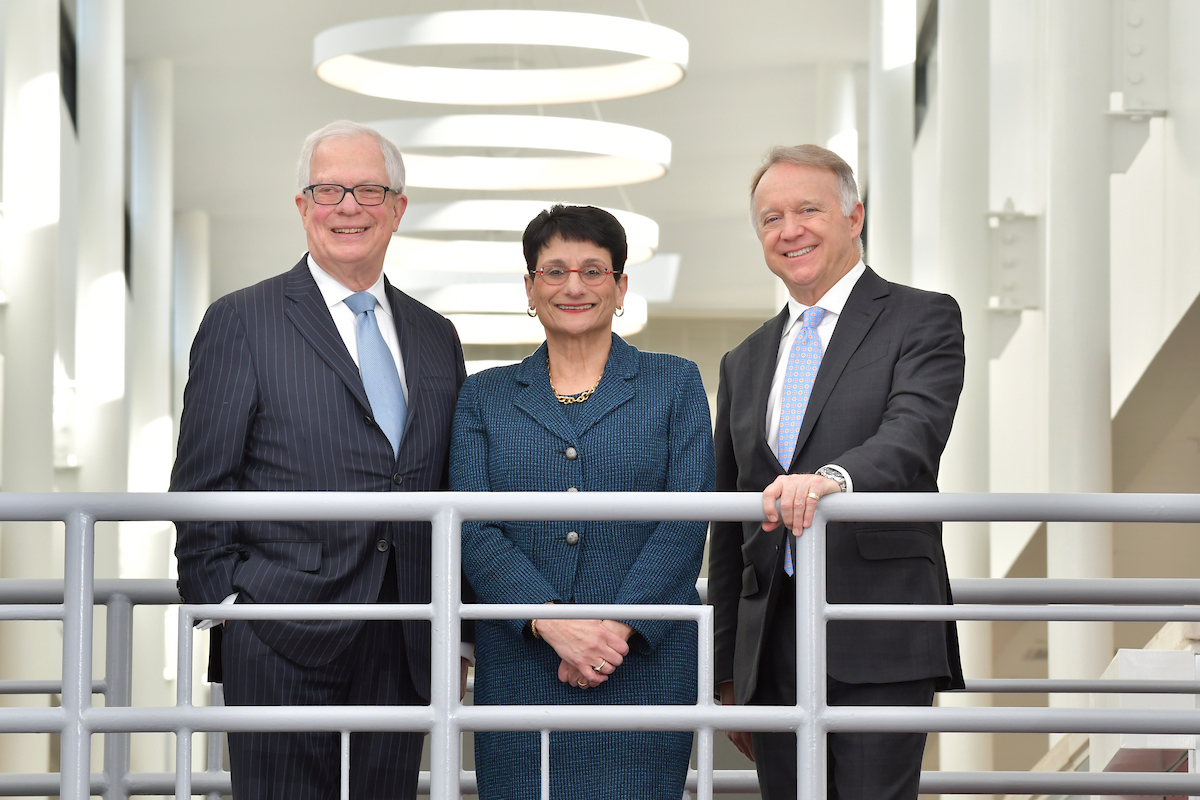 Campaign Cabinet members Thomas J. Lynch, Joan Mazzotti and William Rue