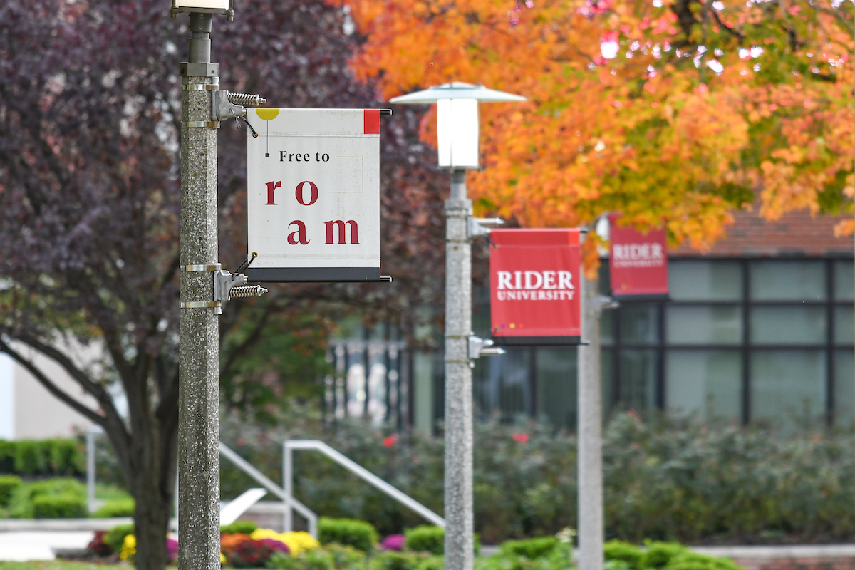 Lightposts on Ride campus