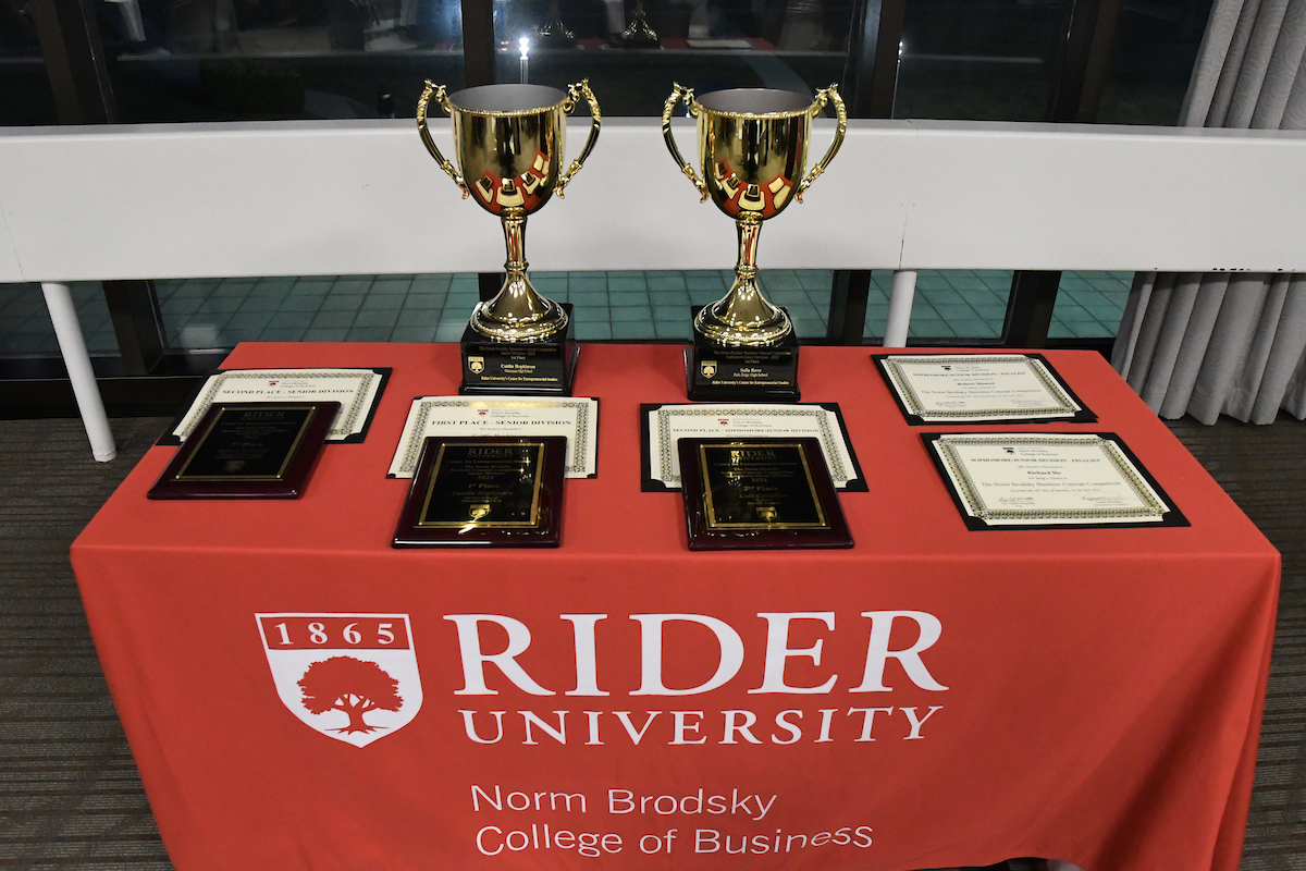 Brodsky Business Competition awards table