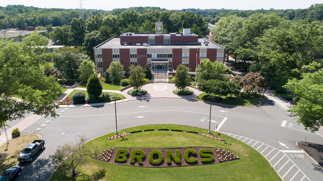 Aerial of library