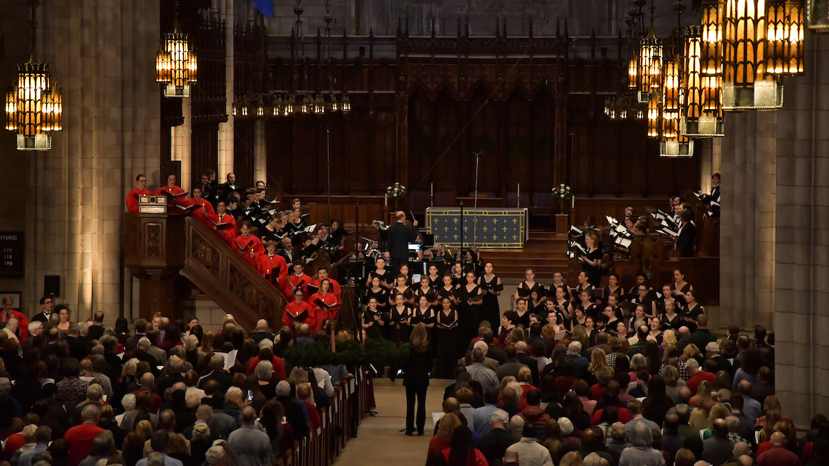 Performance of Readings and Carols at Princeton University Chapel
