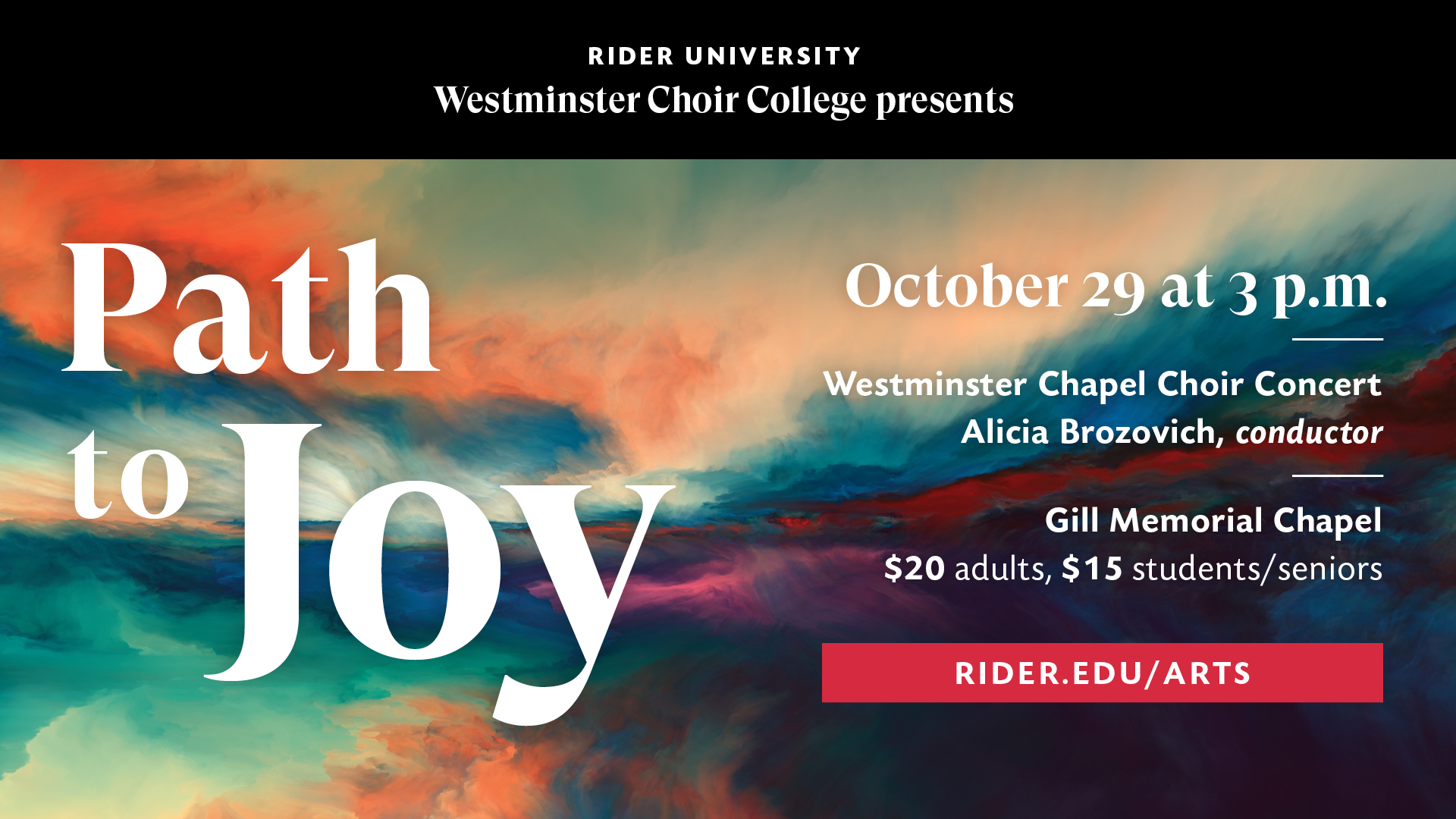 Westminster Chapel Choir Concert: Path to Joy