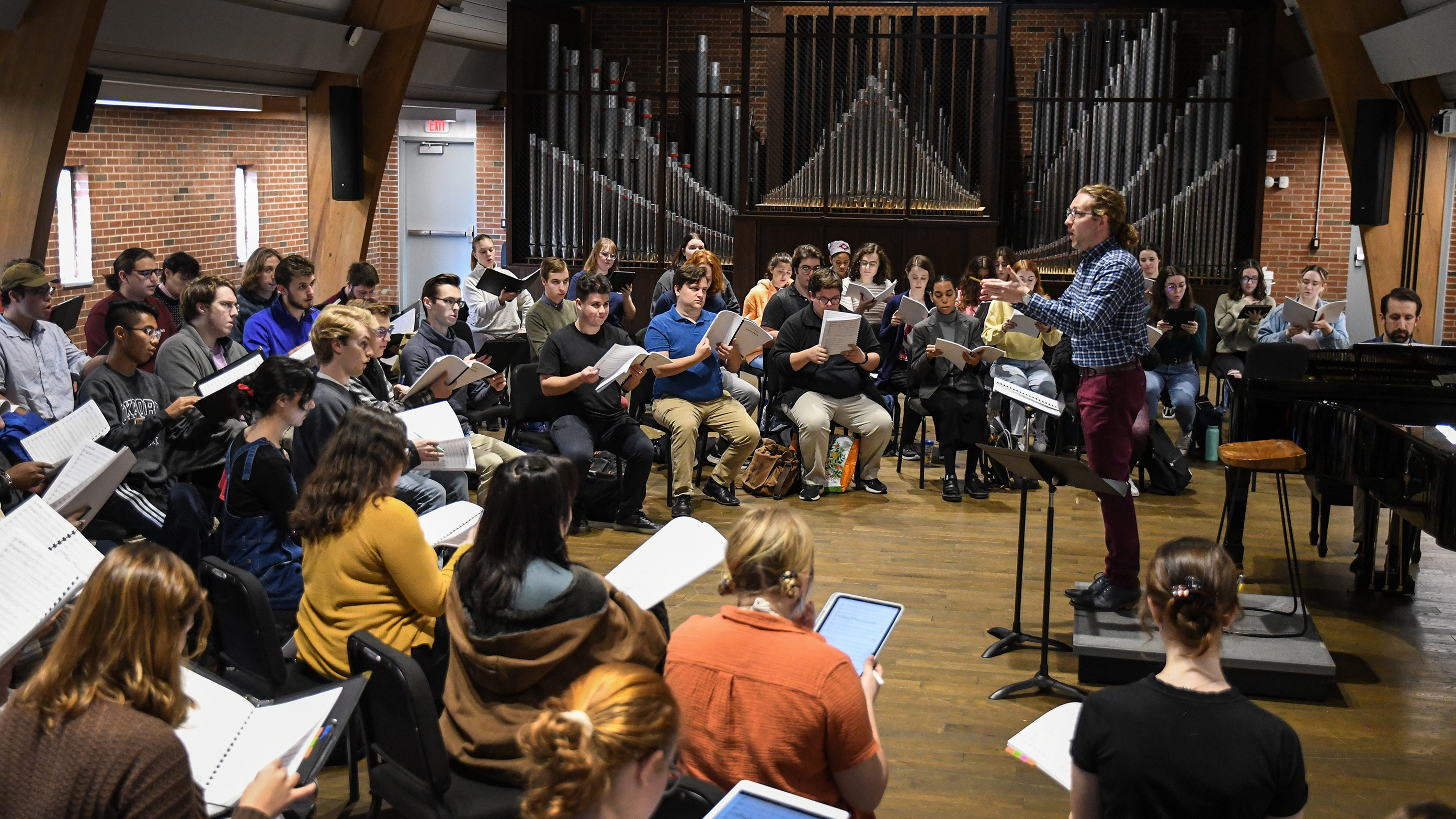 Westminster Symphonic Choir rehearsal