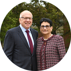 Joan Mazzotti and her husband Michael Kelly