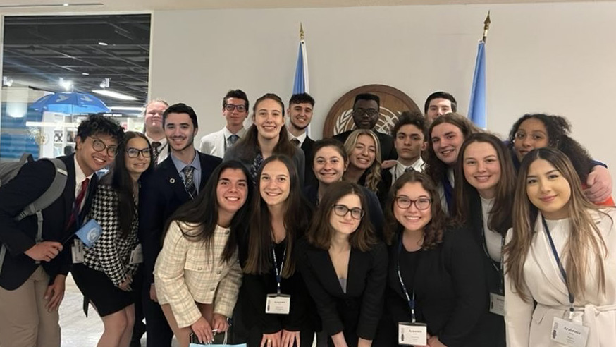 2023 Model UN team