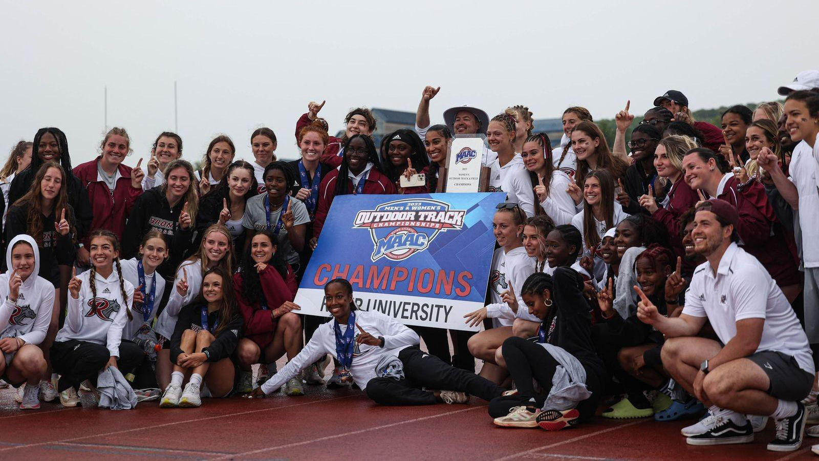 2023 women's track and field outdoor MAAC champs