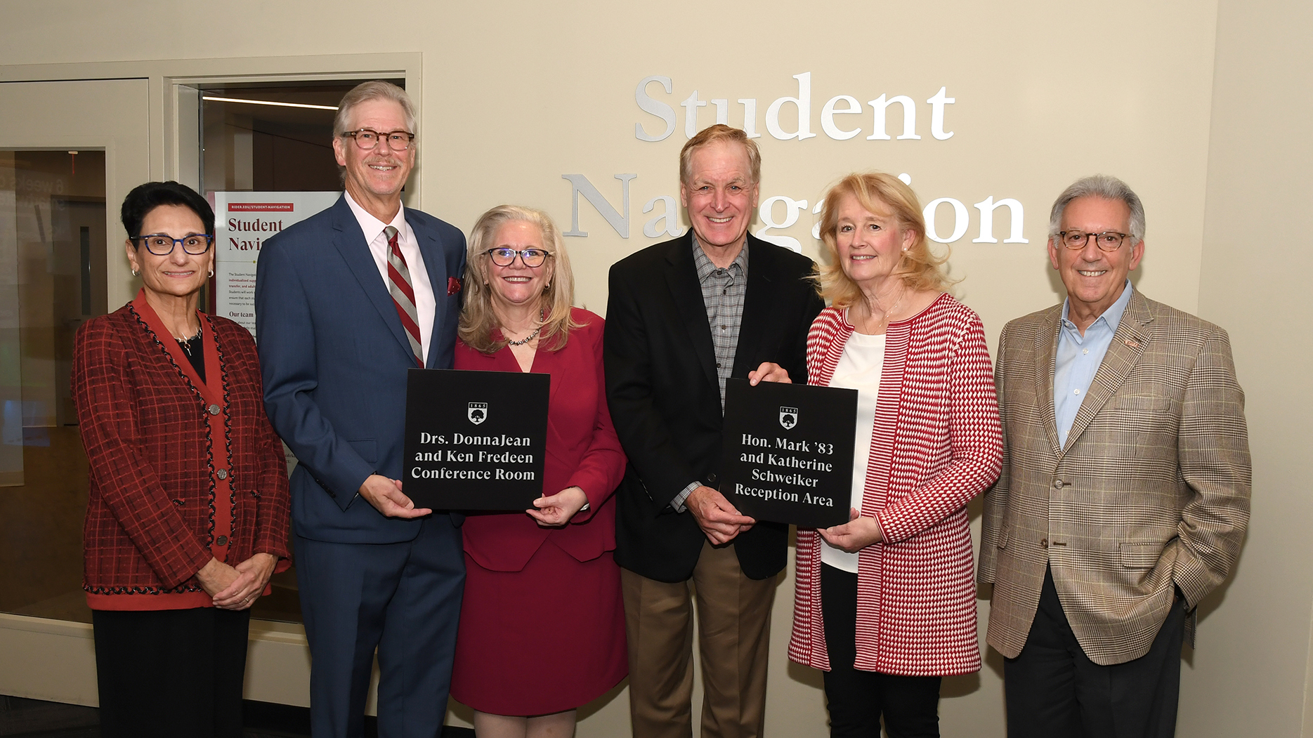 Student Navigation Office dedication