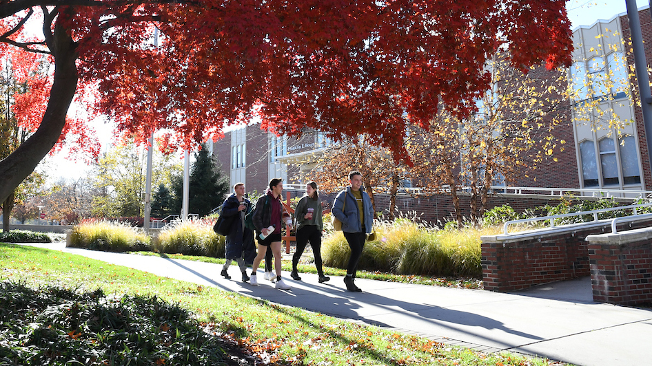 campus in the fall