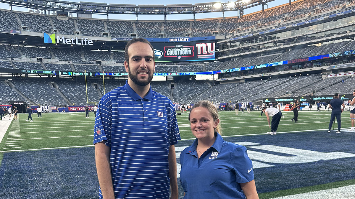 Joseph Ayoub and Catie VanBogelen