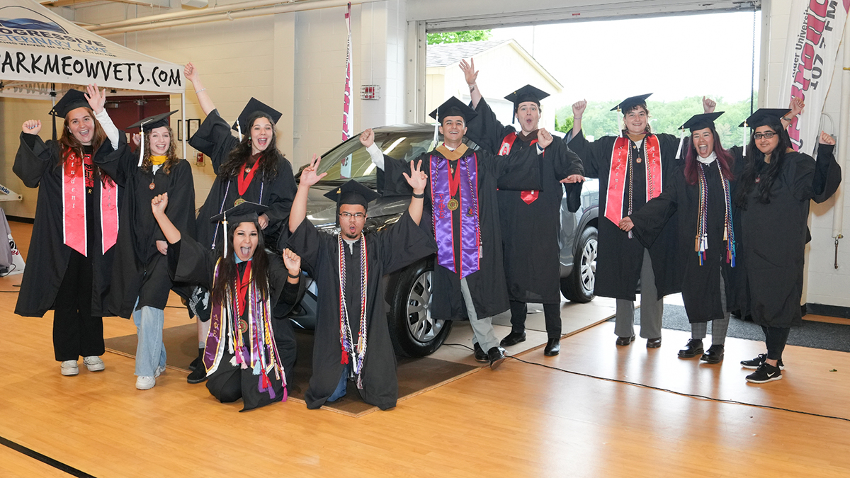The 10 finalists in the 2024 Cruisin' From Commencement contest.