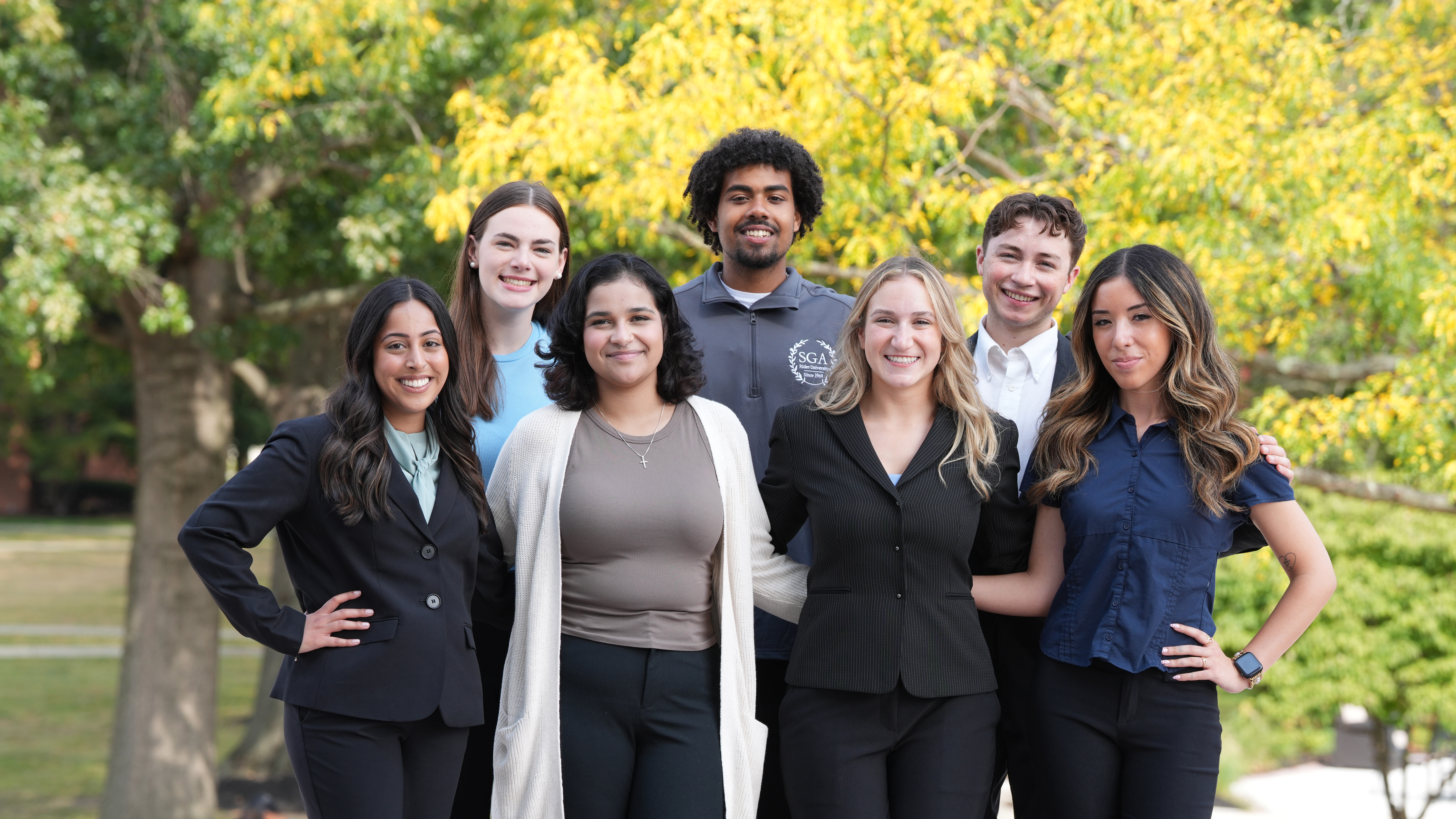 The SGA poses together