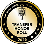 Phi Theta Kappa Honor Society: Transfer Honor Roll 2026