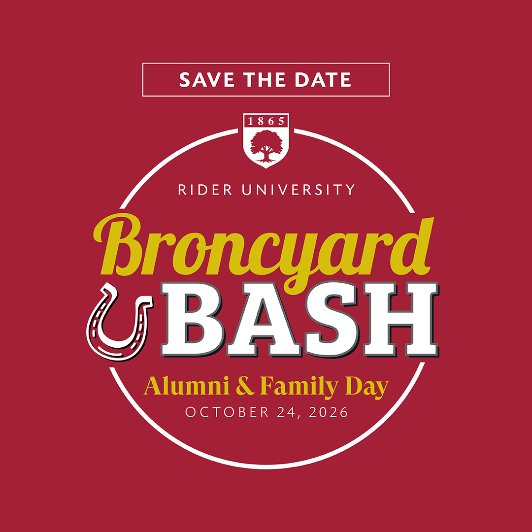 Save the Date: Rider University Broncyard Bash Alumni & Family Day, October 24, 2026