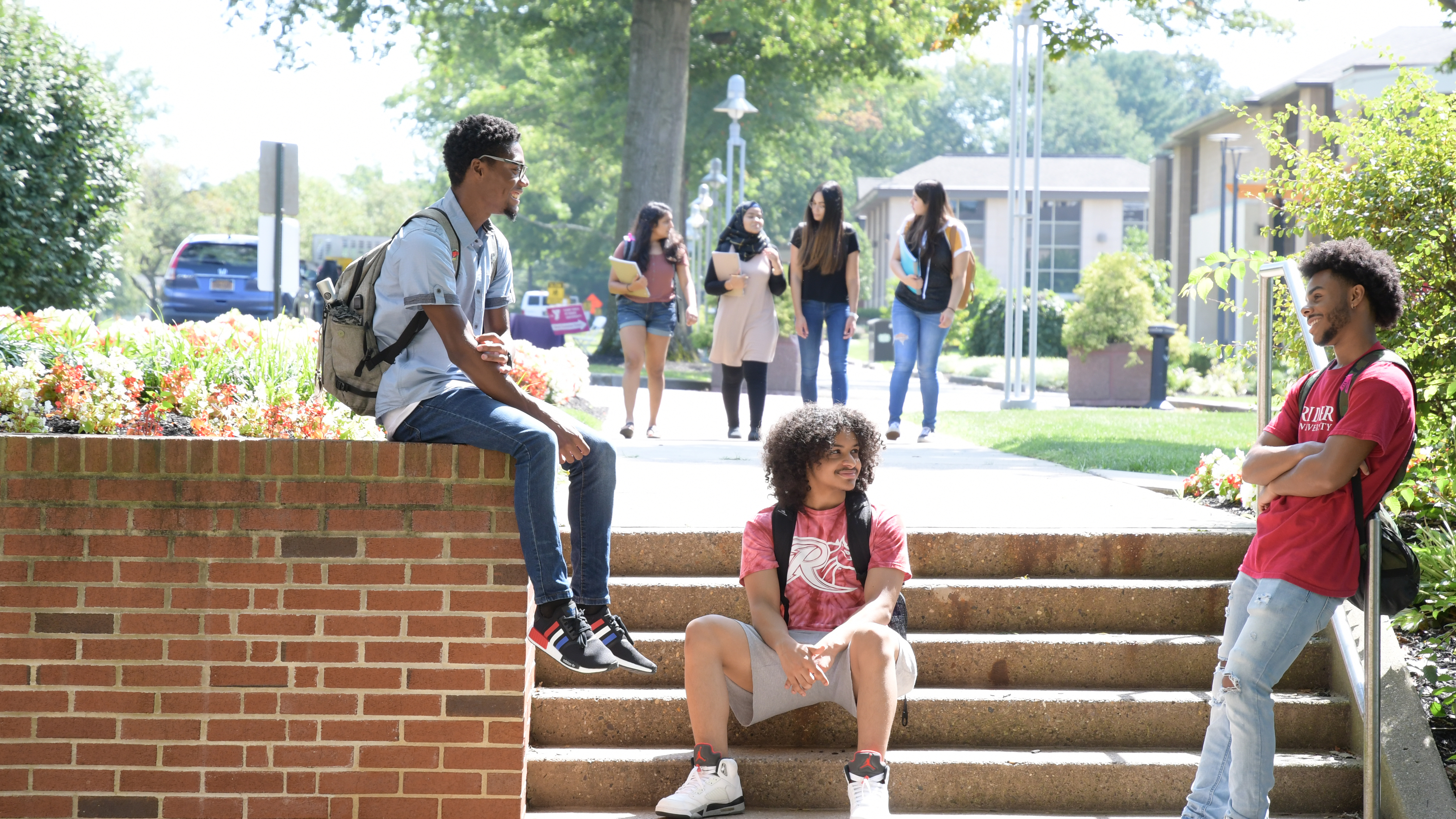 Rider Students on Campus