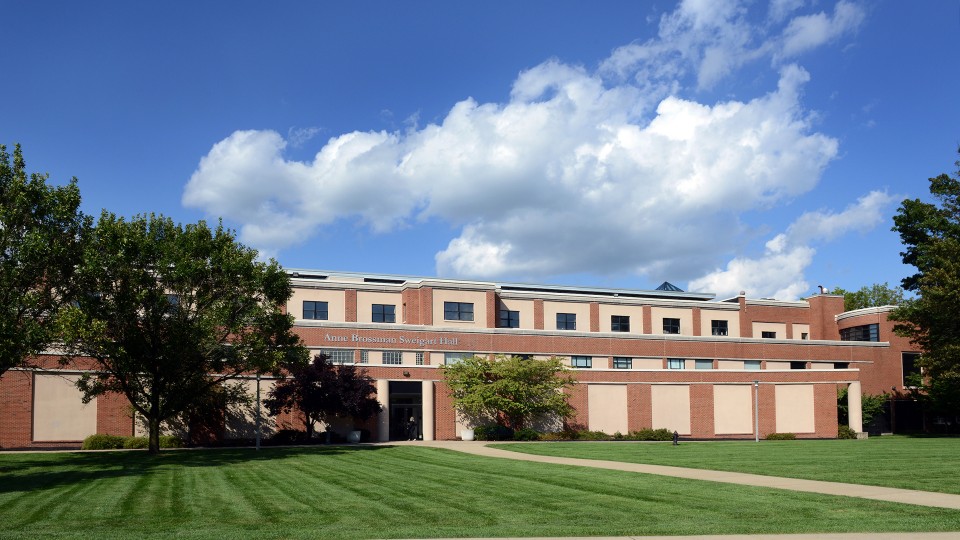 Rider College of Business Administration building.