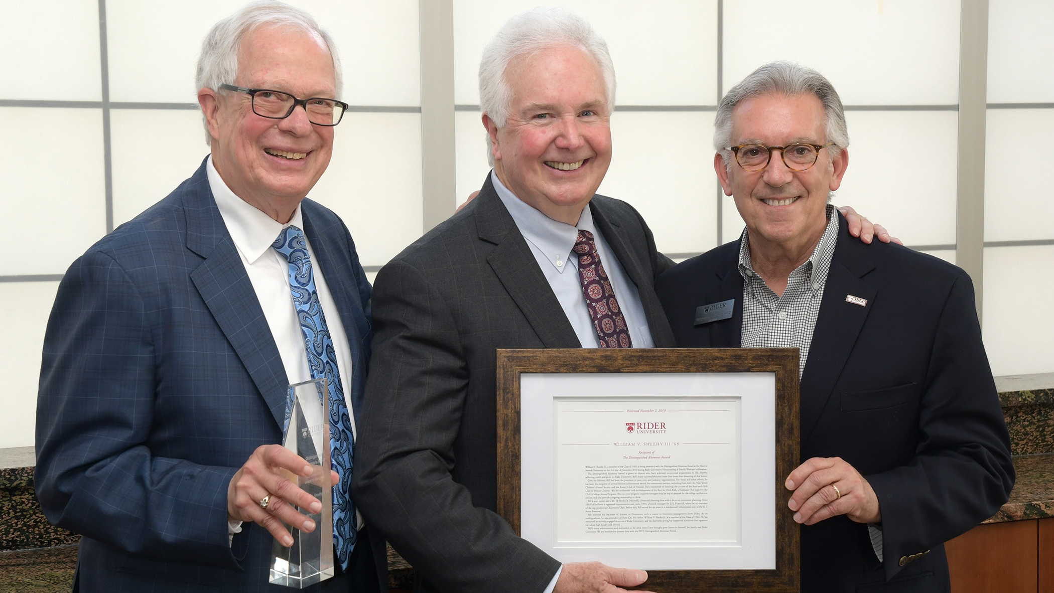 5 Rider alumni receive awards for career and