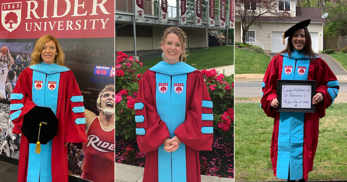 Rider's first Doctoral graduates