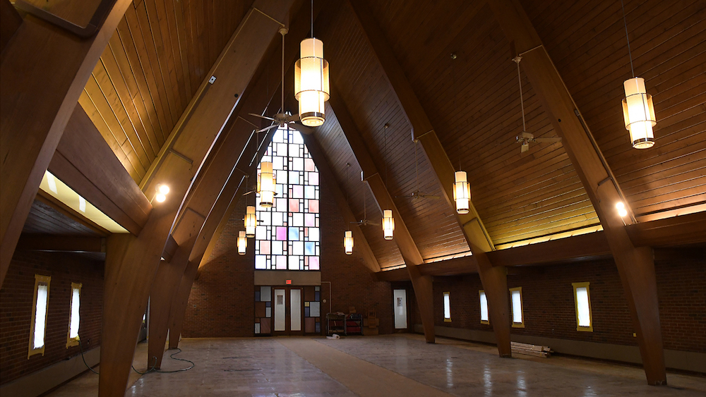 Interior of Gill Chapel