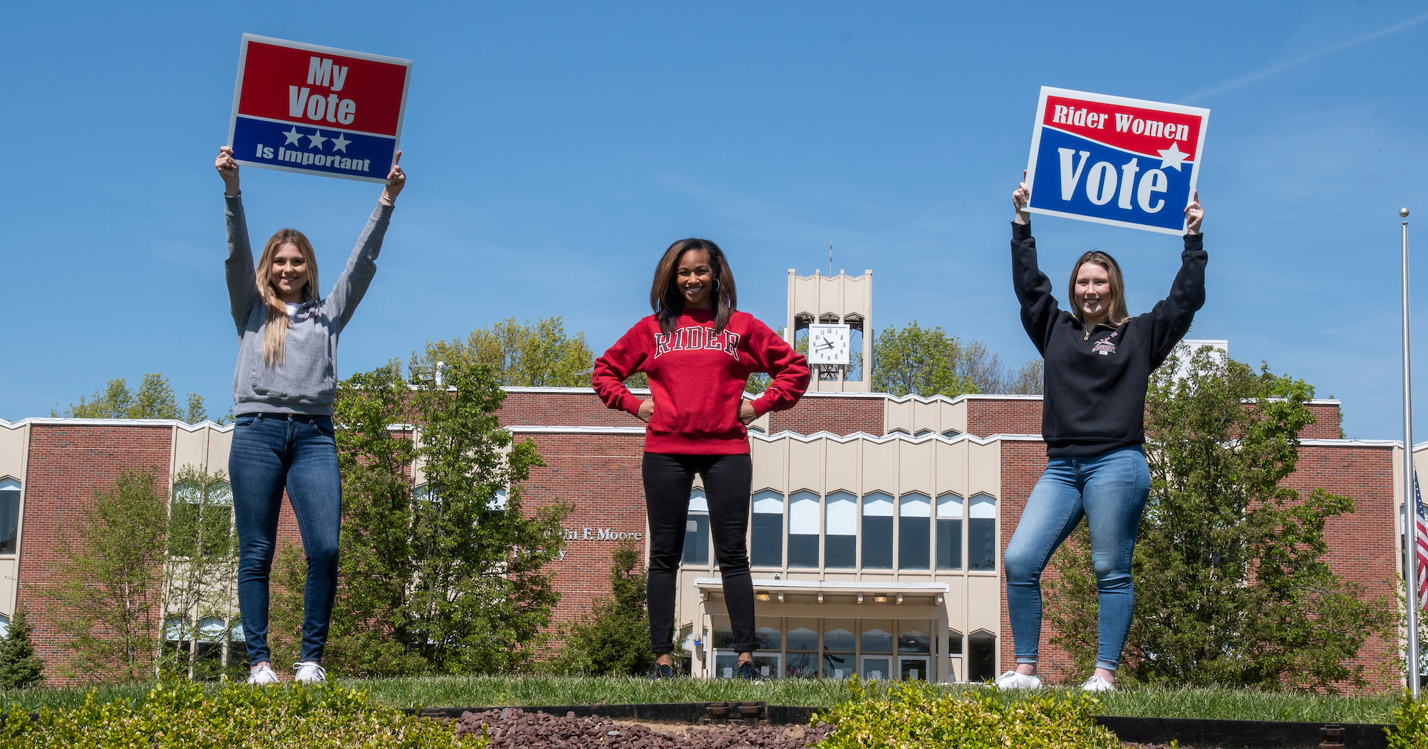 Rider University Women's Suffrage celebration