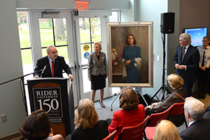 Unveiling of Cullen portrait