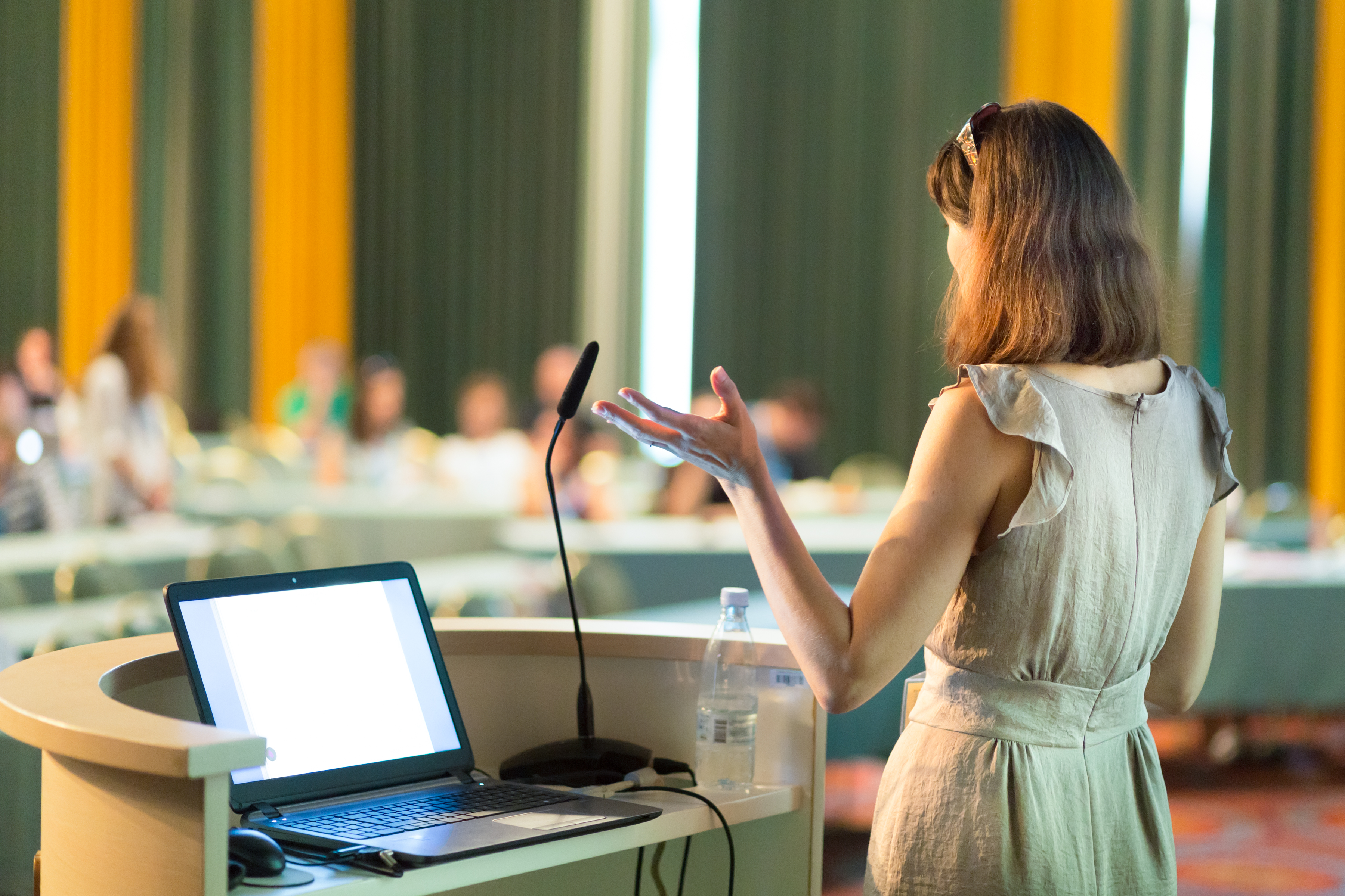 Picture of Woman at a Conference