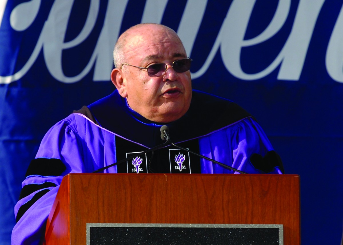 Rider University chaplain Father Bruno Ugliano