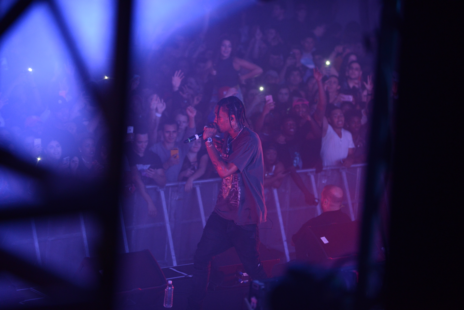 Travis Scott performs at Rider