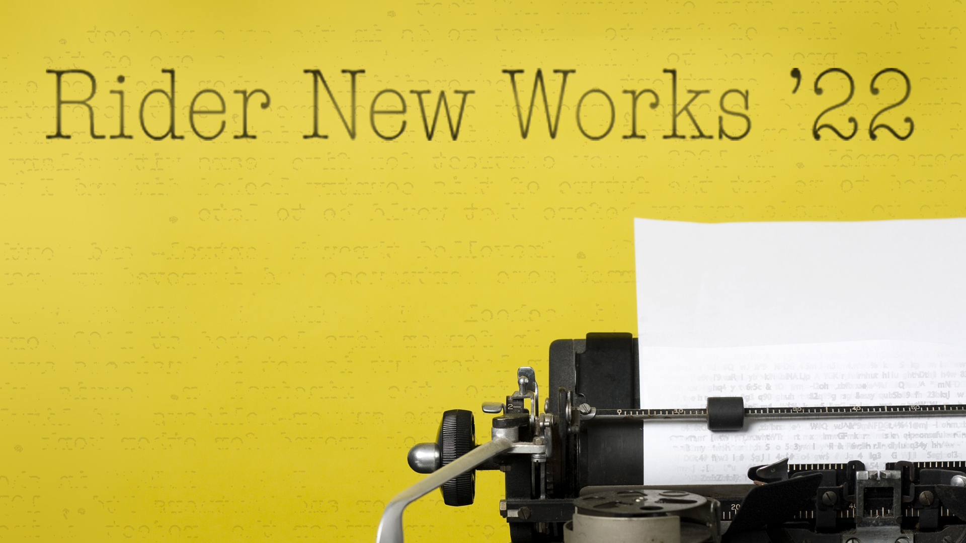 Rider New Works 22