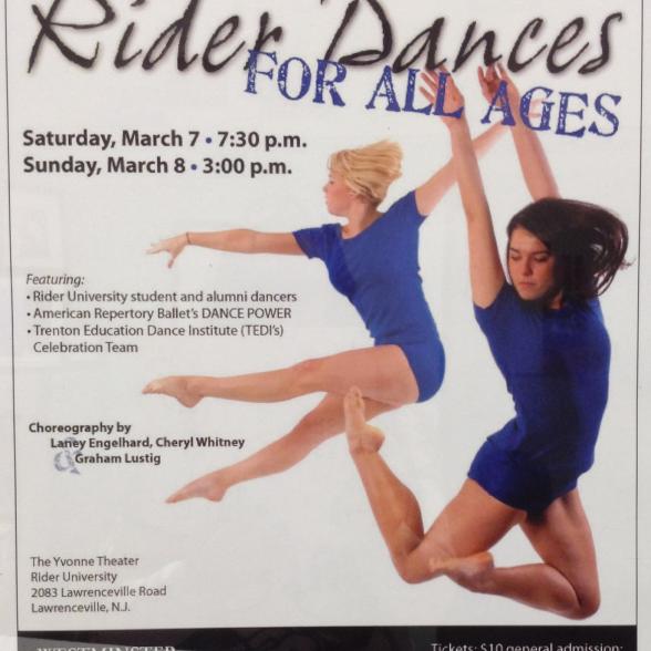 Flyer for Rider Dances For all Ages