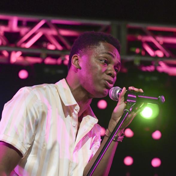 Student competes in R Factor singing competition