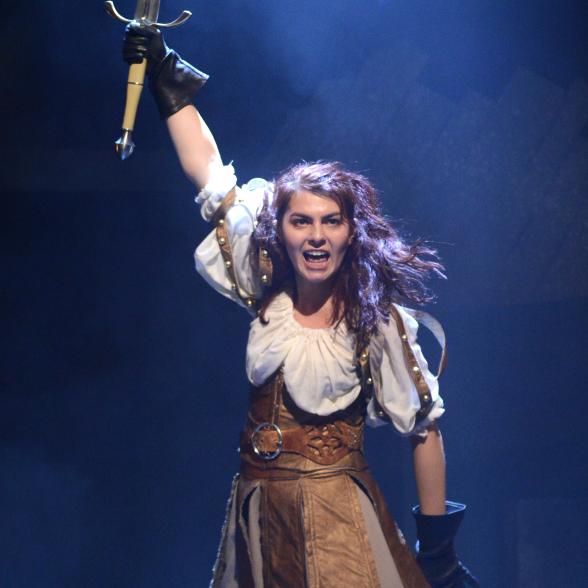 Rider theatre student