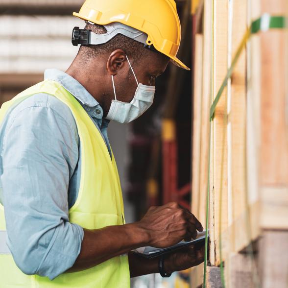 Supply chain worker