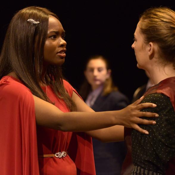 Students perform in theatre production