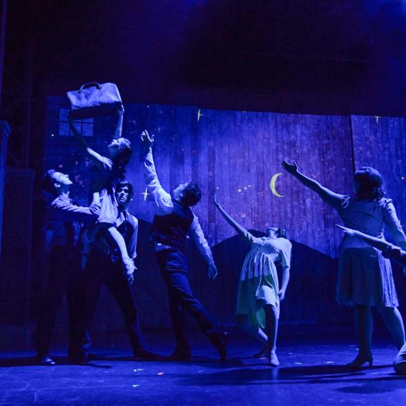 Students perform in Bright Star the musical