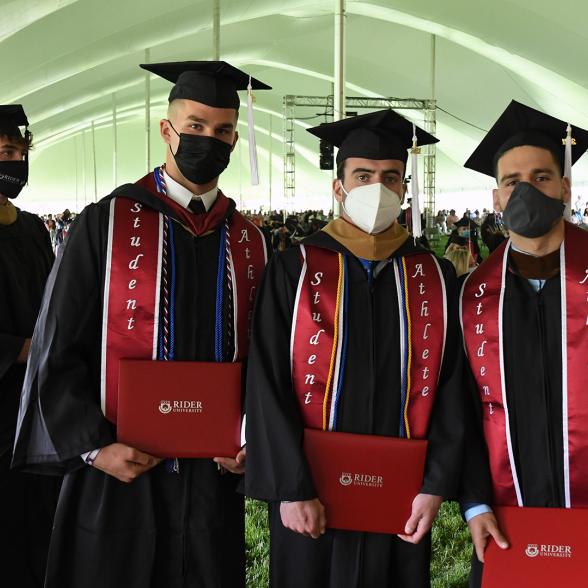 Student-Athletes at Commencement