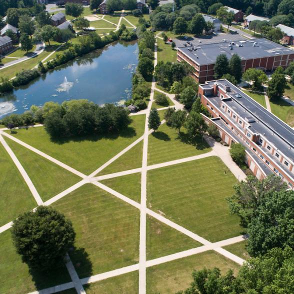 Rider campus aerial